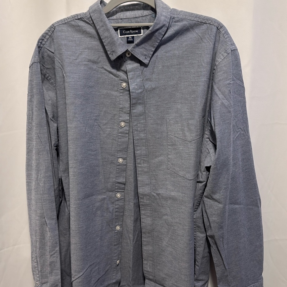 Club Room gray button down dress shirt.
